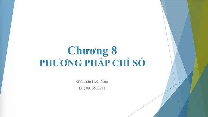 Bài tập dùng phương pháp chỉ số để phân tích năm 2024