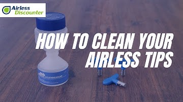 How to clean and organize your airless tips.