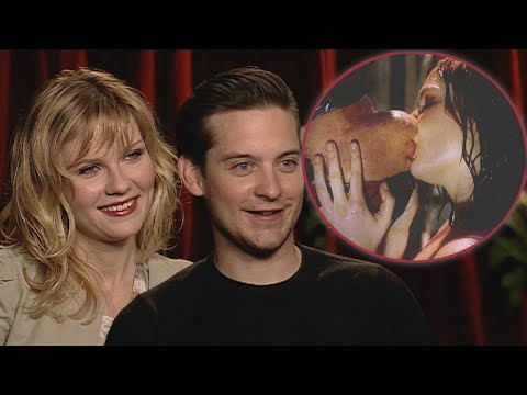 Tobey Maguire and Kirsten Dunst Reveal What It Was REALLY Like Kissing Upside Down (Flashback)