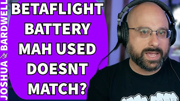 Betaflight MAH Used Doesn