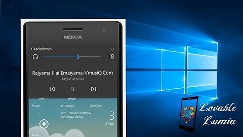 Music App - Brand new controls for Windows 10 Mobile Build 10149