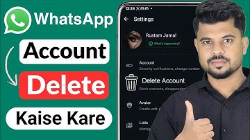 Whatsapp Account Delete Kaise Kare | How To Delete Whatsapp Account 2025