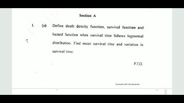 Bio-Statistics, B.Sc (Hons) Statistics, Previous year Question paper 2018