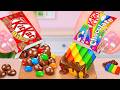 Best of KITKAT Cake Recipe 🍰 Amazing Miniature Rainbow KitKat Chocolate Cake Dessert 🌈 Yummy Teeny
