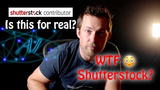 What is Shutterstock doing? 🥲 Is AI taking over micro stock?😳