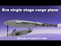 Eve single stage cargo plane - 128 tons of payload to Eve orbit