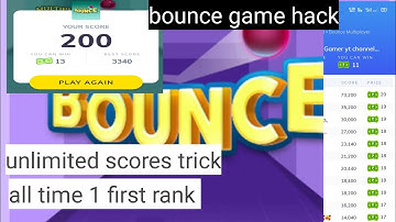 MX player game hack || Bounce game hack trick | MX player hack | MX player mod apk ||