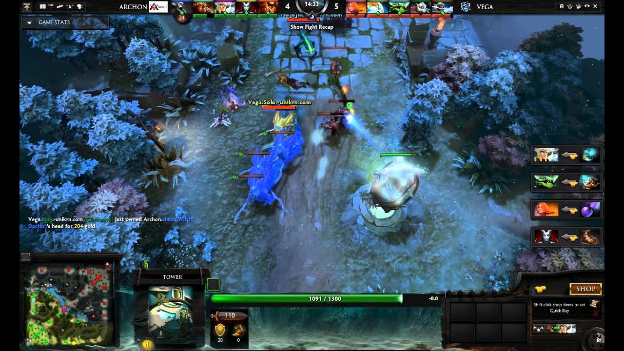 Team Archon VS Vega Squadron Game 1 Wildcard The international 2015