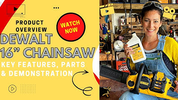 DeWalt 60v FLEXVOLT 16” Cordless Chainsaw DCCS670 OVERVIEW Review