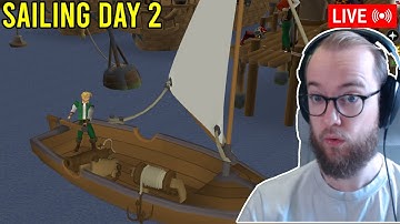 🦜SAILING DAY 2🏴‍☠️ FINAL QUEST TODAY! (BLIND) 🧭 ⚓ Skilling! 🏝️