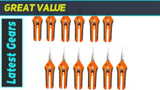 YaeCCC 12-Pack 6.5 Inch Gardening Hand Pruner – Best Precision Pruning Shears