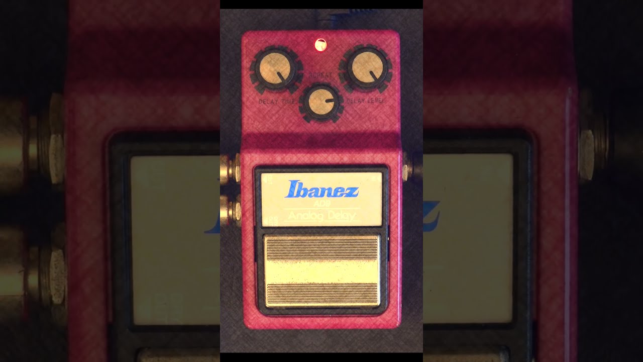 Ibanez AD9 アナログディレイ Ibanez AD 9 Analog Delay - 80s goodness - YouTube