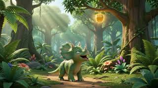 🦖 Dino’s Magical Jungle Adventure! 🌿✨ | Cute Dinosaur Story for Kids