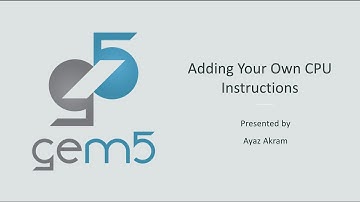 gem5 bootcamp 2022: Instruction execution and adding instructions