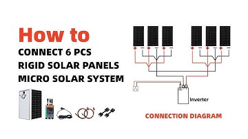 6 PCS Solar Panels Parallel-Series configuration