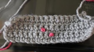 French Knots On Crochet