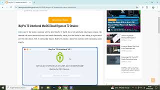 iKeyPro T2 Untethered MacOS iCloud Bypass of T2 Devices - Unlocking Tool - Latest GSM Tool