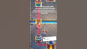 That worked! You’re in first. #cr #clashroyale #passroyale #tryagain #defend #elixir #clash #royale