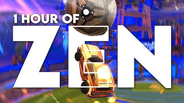 1 hour of Smooth Zen Gameplay w/ Chill Lofi background🎵- Rocket League ASMR