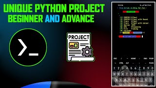 New Python Project for Beginners | Termux Beginner Series