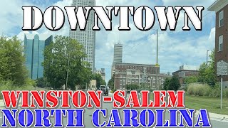 Winston-Salem - North Carolina - 4K Downtown Drive