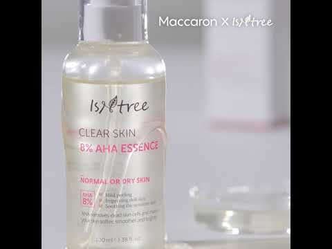 Texture ISNTREE CLEAR SKIN 8% AHA ESSENCE #Shorts