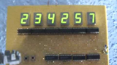 YouTube   Diy 7 segment digital led clock
