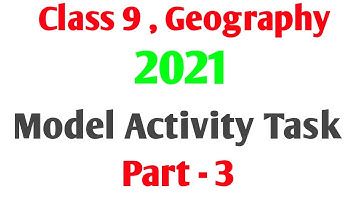 model activity task class 7 Geography part 3 2021, class 7 model activity task geography #pragati