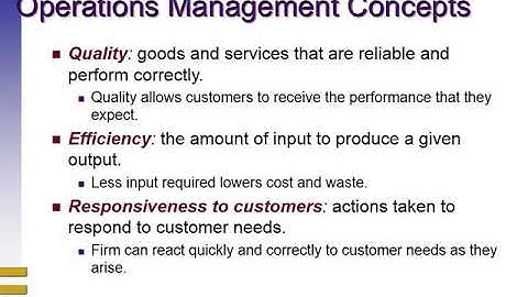Operations Management GCU Full Course MGT 655