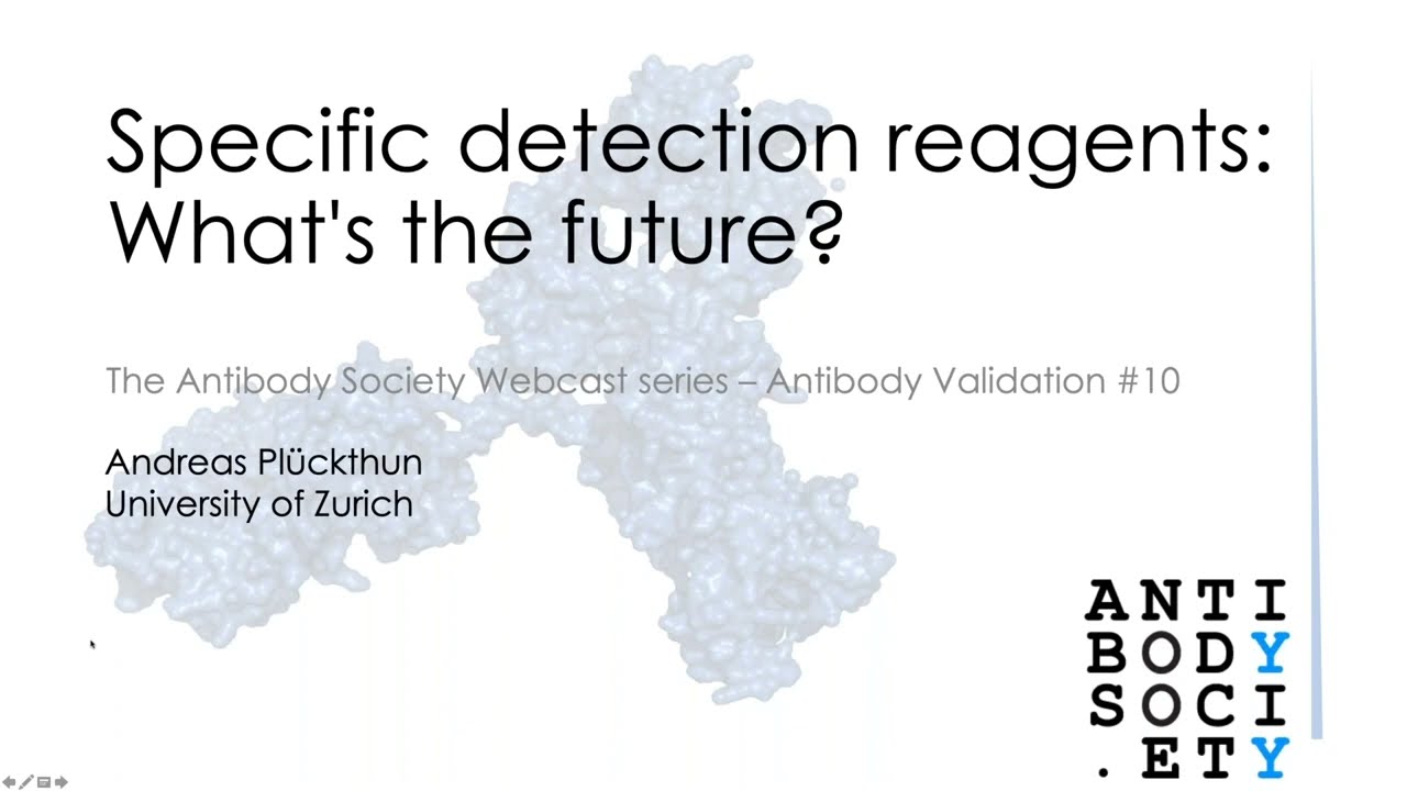 Antibody Validation 10: Specific detection reagents: What's the future?