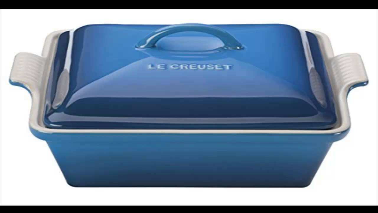 Le Creuset Heritage Stoneware 21/2Quart Covered Square Casserole