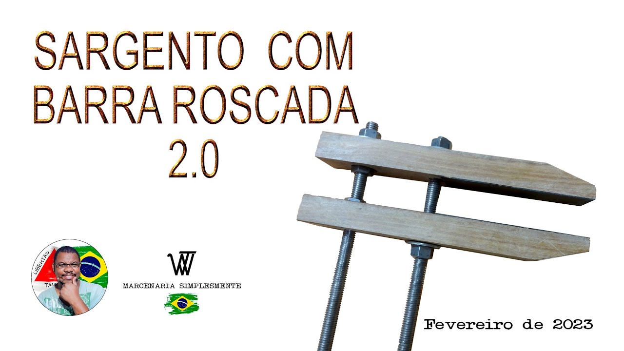 SARGENTO COM BARRA ROSCADA 2 0