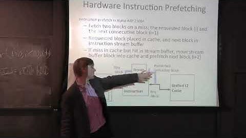 COMPUTER ARCHITECTURE || 06 L11S6  Prefetching 12 34