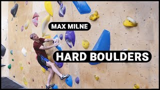 Can Pro Climber Max Milne flash the hardest boulders in the gym? | Psychi