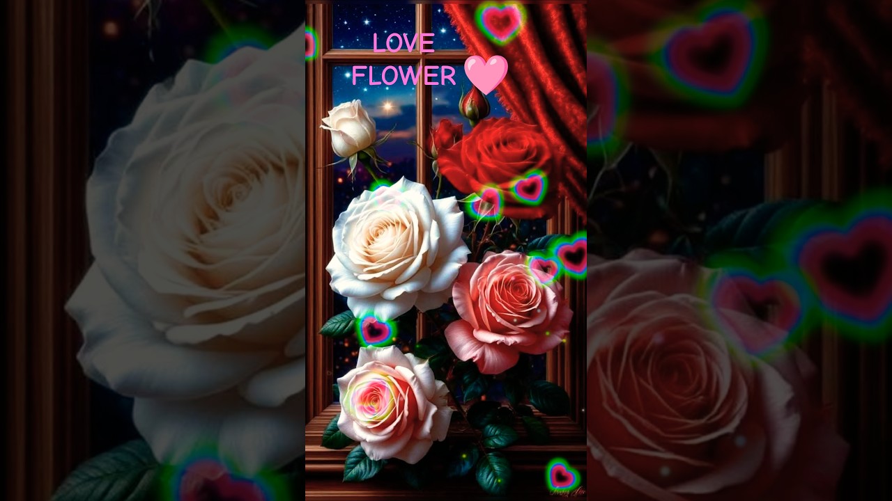 Most Beautiful Nature Rose Flowers 4K Video 💐 