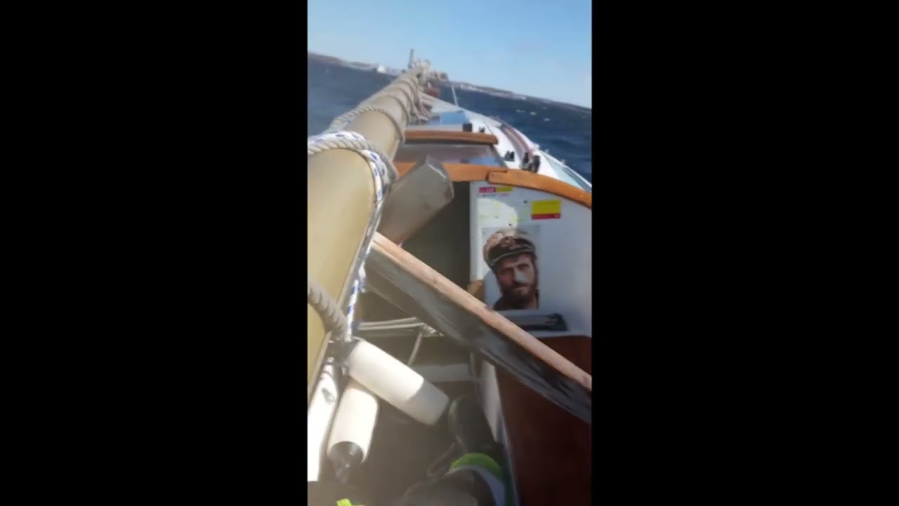 Stökig sjö på väg till maskranen