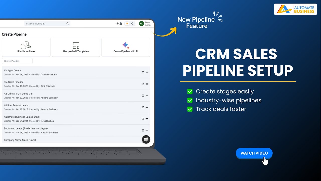 Sales Pipeline in CRM | How to Create & Manage Pipelines Step by Step ...