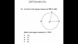 2007 Virginia Geometry SOL Problem 30