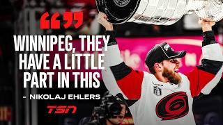 Ehlers shouts out the Jets after Cup win: 'Winnipeg, they have a little part in this'