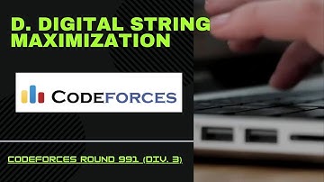 D. Digital string maximization | Codeforces Round 991 (Div. 3) #codeforces #contest #coding