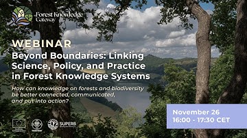 Beyond Boundaries: Science, Policy, and Practice in Forest Knowledge