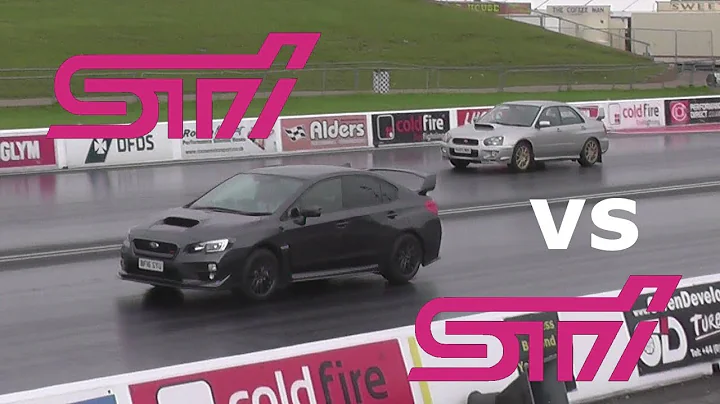 2016 Subaru WRX STi vs 2005 Subaru Impreza WRX STi - 1/4 Mile Drag Race