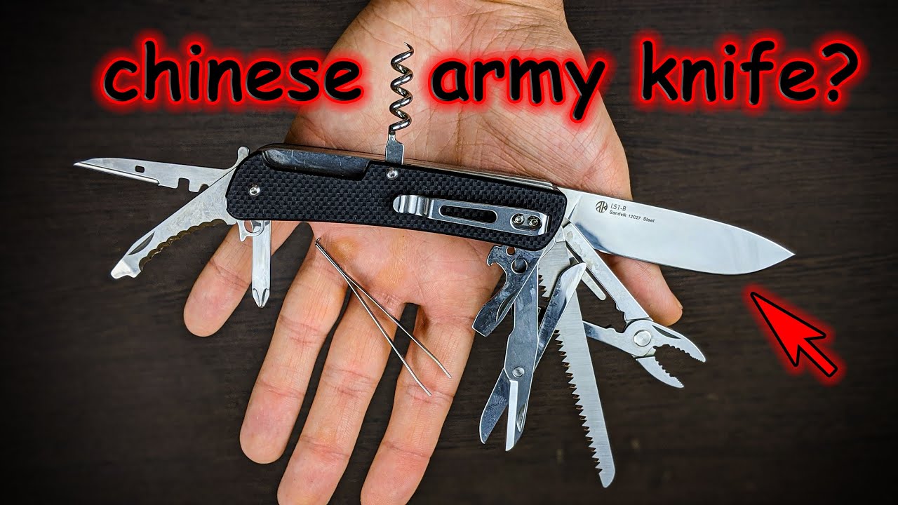 A high-quality multitool knife from China that can compete with Victorinox