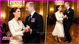 Princess Kate Breaks Her Tiara Drought In Dramatic Red Caped Gown And A Major New Honor From King