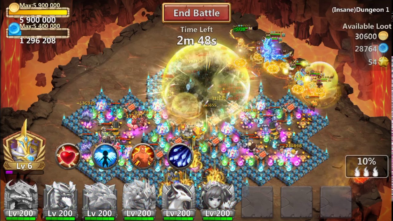 how to clear insane Dungeon 7