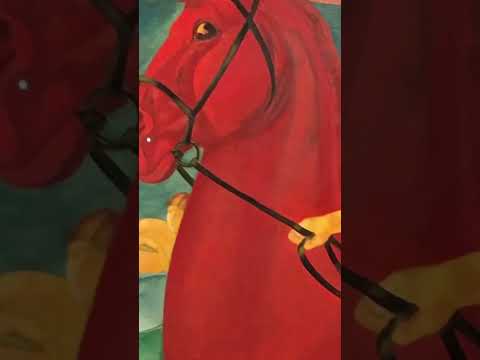 «Купание красного коня» — Кузьма Петров-Водкин