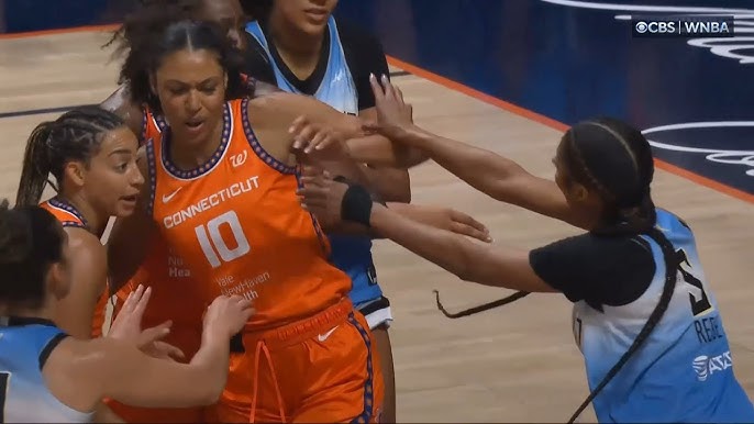 Angel Reese was ready to fight everyone after getting her hair pulled on  rebound