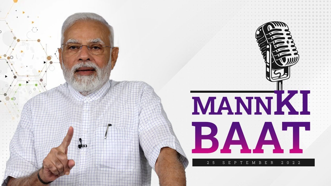 PM Modi Interacts With Nation In Mann Ki Baat L 25th September 2022 L PM Modi Interacts With Nation In Mann Ki Baat L 25th September 2022 L