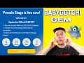 🕹BABYGOTCHI новая онлайн игра на BSC. PRESALE Успей влететь в гем с самого старта!