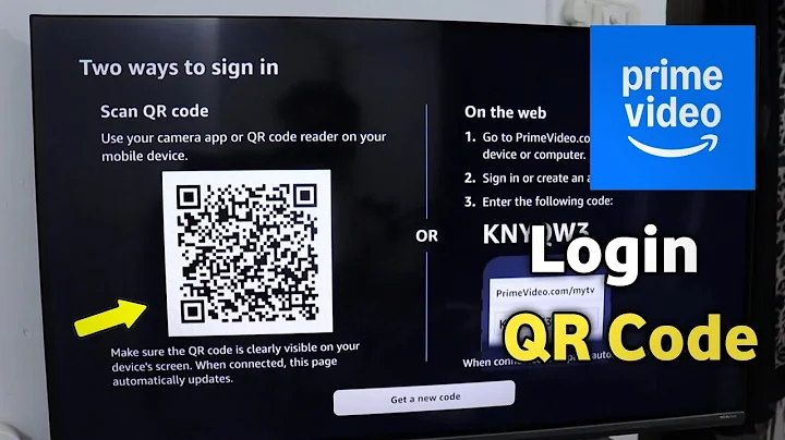 How to login Prime video on tv with QR code | scan Prime video qr code
